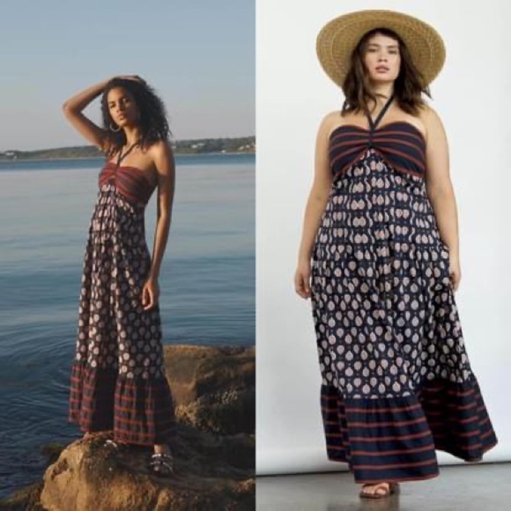 Anthropologie Zosime Halter maxi dress NWT size 6